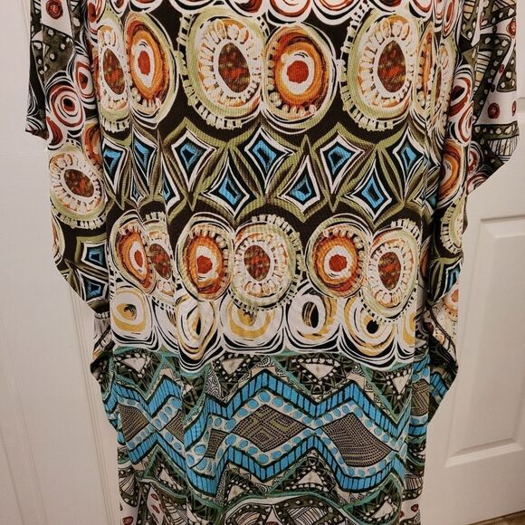 Cato‎ batwing multi colored tunic top - Picture 4 of 7